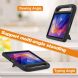 Чохол Deexe KickStand Cover для Xiaomi Redmi Pad 2 - Black (383211B). Фото 4 з 7