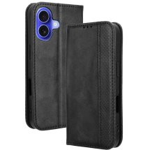 Чехол Deexe Retro Style для Apple iPhone 16 - Black: фото 1 из 8