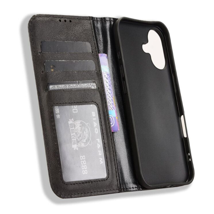 Чохол Deexe Retro Style для Apple iPhone 16 - Black: фото 4 з 8