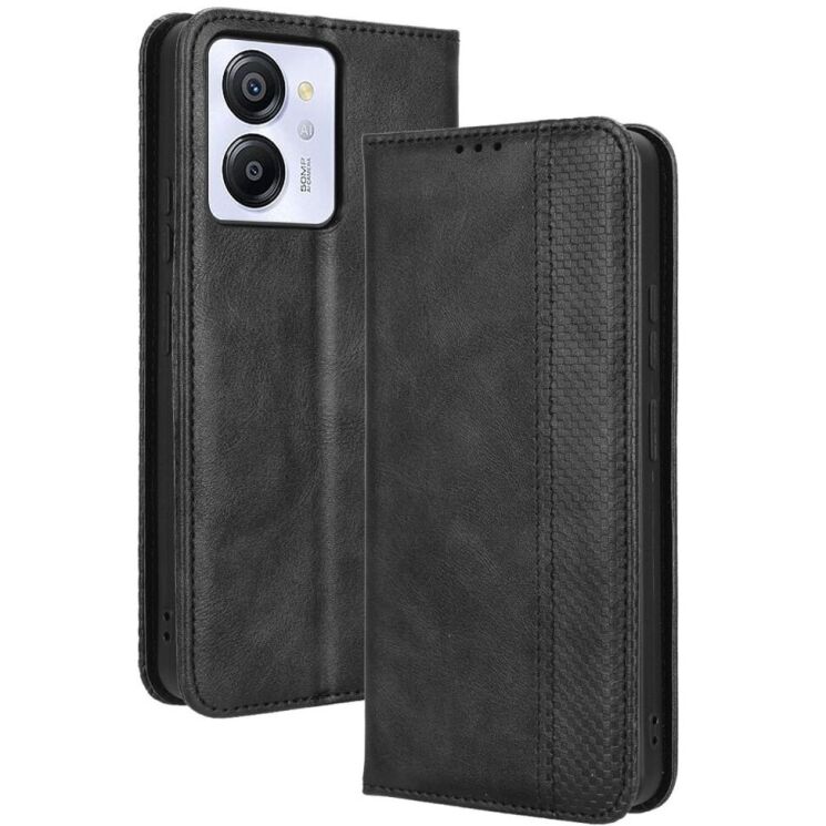 Чехол Deexe Retro Style для Blackview Color 8 / Oscal Modern 8 - Black: фото 1 из 7