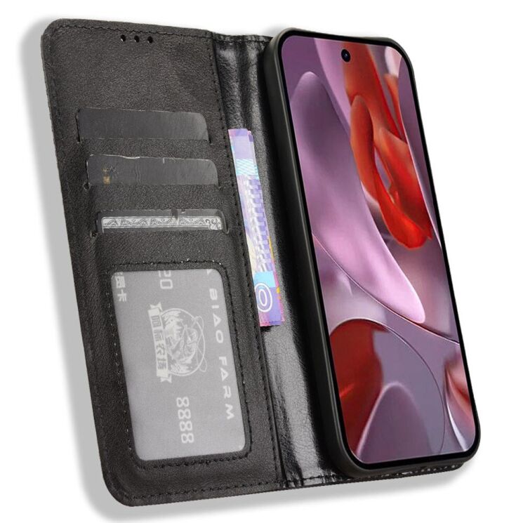 Чехол Deexe Retro Style для Google Pixel 9a - Black: фото 2 из 7