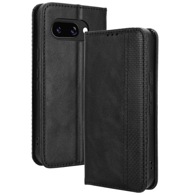 Чехол Deexe Retro Style для Google Pixel 9a - Black: фото 1 из 7