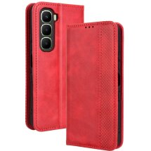 Чохол Deexe Retro Style для Infinix Hot 60і - Red: фото 1 з 7