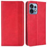 Чохол Deexe Retro Style для Motorola Edge 40 Pro - Red (325200R)