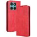 Чехол Deexe Retro Style для Motorola Edge 60 / Edge 60 Fusion - Red (379603R). Фото 7 из 18