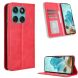 Чехол Deexe Retro Style для Motorola Edge 60 / Edge 60 Fusion - Red (379603R). Фото 1 из 18