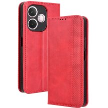 Чехол Deexe Retro Style для Oppo A5 Pro (4G/5G) - Red: фото 1 из 7