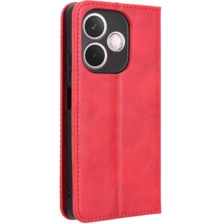 Чехол Deexe Retro Style для Oppo A5 Pro (4G/5G) - Red: фото 6 из 7