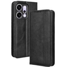 Чохол Deexe Retro Style для OPPO Reno 14 5G - Black: фото 1 з 18
