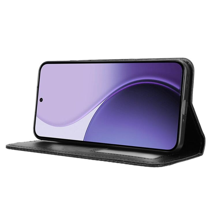 Чехол Deexe Retro Style для OPPO Reno 14 5G - Black: фото 6 из 18