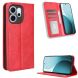 Чохол Deexe Retro Style для OPPO Reno 14 F/FS - Red (388305R). Фото 2 з 19