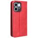 Чохол Deexe Retro Style для OPPO Reno 14 F/FS - Red (388305R). Фото 8 з 19