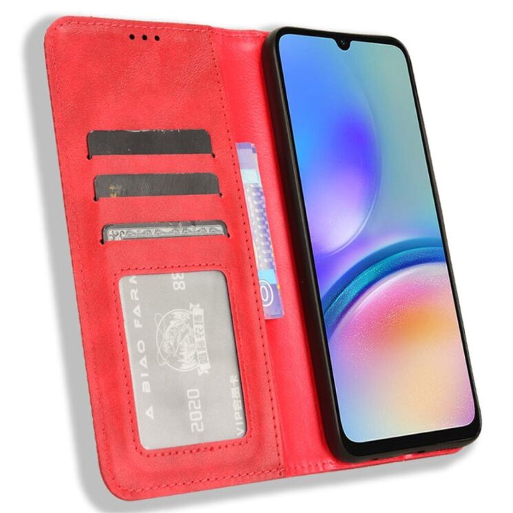 Чехол Deexe Retro Style для Samsung Galaxy A05s (A057) - Red: фото 2 из 7