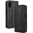 Чехол-книжка Deexe Retro Style для Samsung Galaxy A07 (A075) - Black (384537B)
