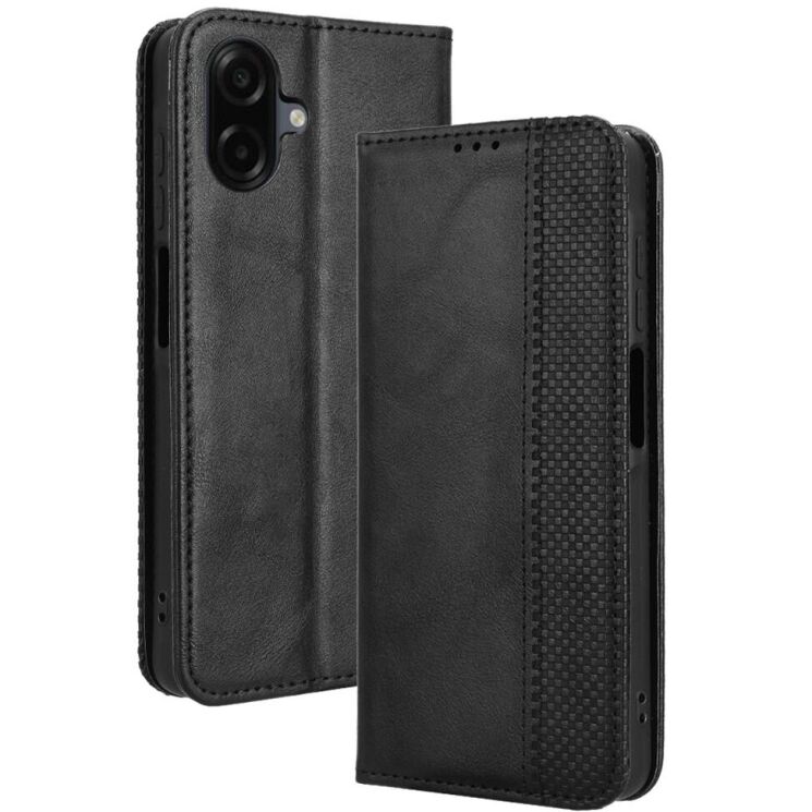 Чохол Deexe Retro Style для Samsung Galaxy A07 (A075) - Black: фото 1 з 18