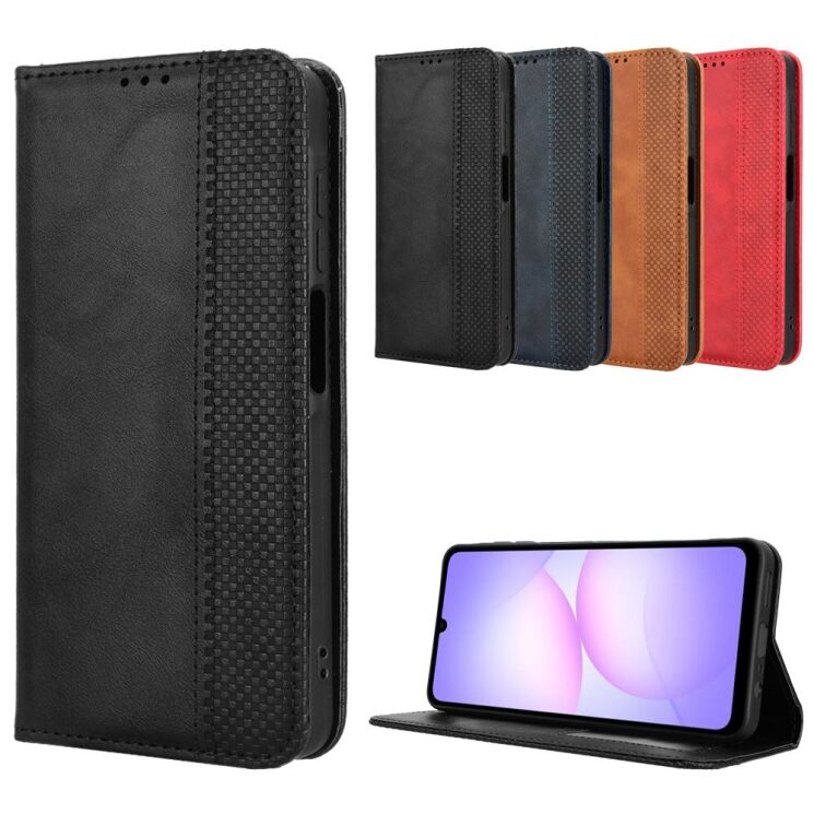 Чохол Deexe Retro Style для Samsung Galaxy A07 (A075) - Black: фото 9 з 18