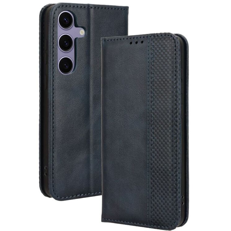 Чехол Deexe Retro Style для Samsung Galaxy S25 (S931) - Blue: фото 1 из 7