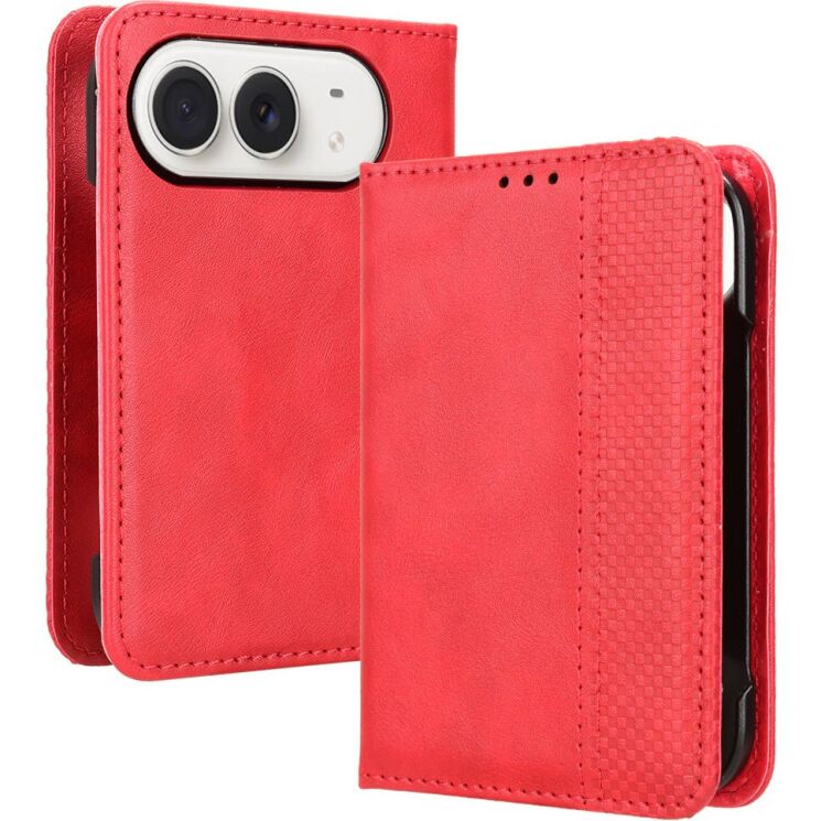 Чохол Deexe Retro Style (FF) для iPhone Duo - Red: фото 1 з 7