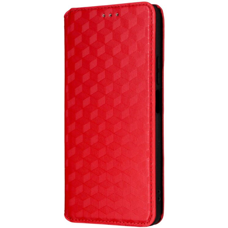 Чохол Deexe Rhombus Book для Realme C71 - Red: фото 5 з 6