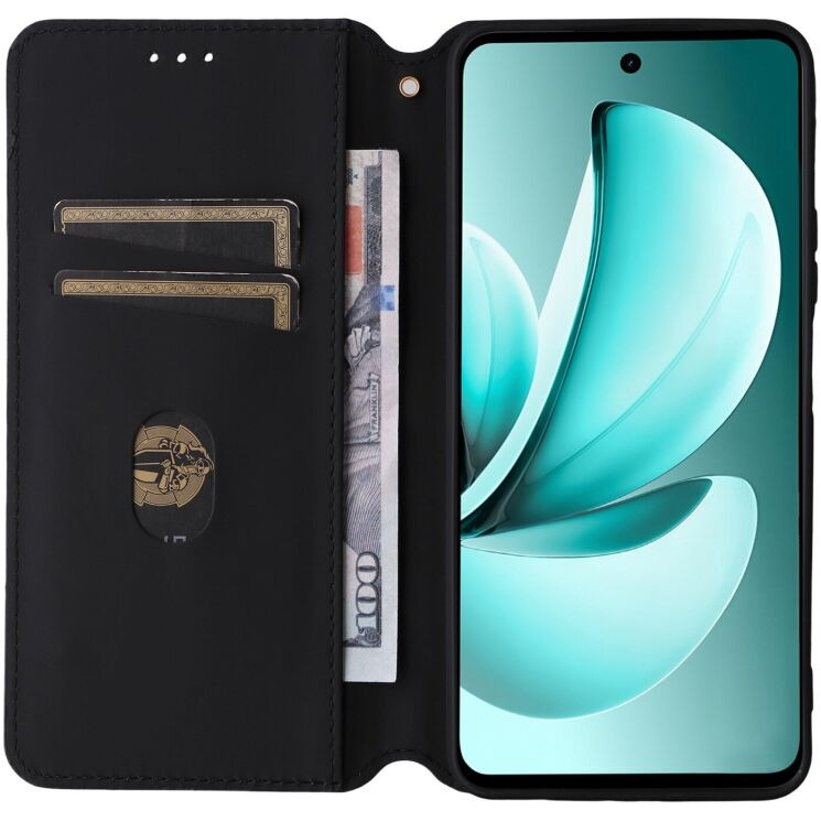 Чохол Deexe Rhombus Book для Realme C71 - Red: фото 2 з 6