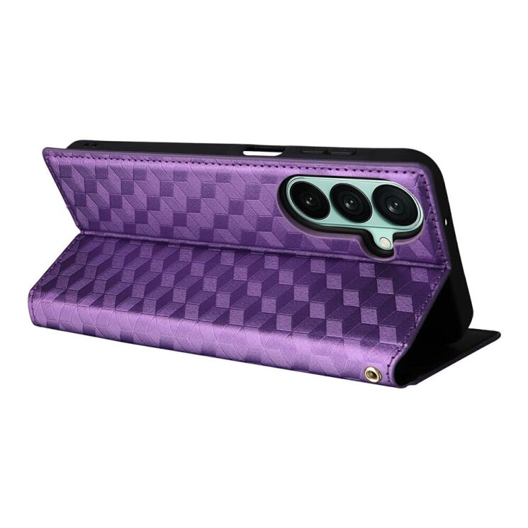 Чехол Deexe Rhombus Book для Samsung Galaxy A27 (A276) - Purple (408618V) Чехол Deexe Rhombus Book для Samsung Galaxy A27 (A276) - Purple: фото 5 из 7