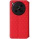 Чехол Deexe Rhombus Book для ZTE Nubia V70 Max - Red (381200R). Фото 7 из 10