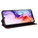 Чехол Deexe Rhombus Book для ZTE Nubia V70 Max - Red (381200R). Фото 4 из 10