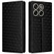 Чехол Deexe Rhombus Book для ZTE Nubia V70 - Black (381500B). Фото 1 из 7