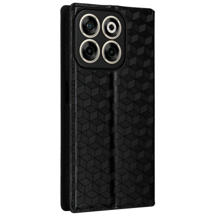 Чехол Deexe Rhombus Book для ZTE Nubia V70 - Black: фото 7 из 7