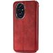 Чехол Deexe Rhombus Wallet для Honor 200 - Red (364143R). Фото 5 из 9