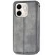 Чехол Deexe Rhombus Wallet для Infinix Smart 9 (X6532) - Grey (366512H). Фото 5 из 10