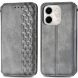 Чехол Deexe Rhombus Wallet для Infinix Smart 9 (X6532) - Grey (366512H). Фото 1 из 10