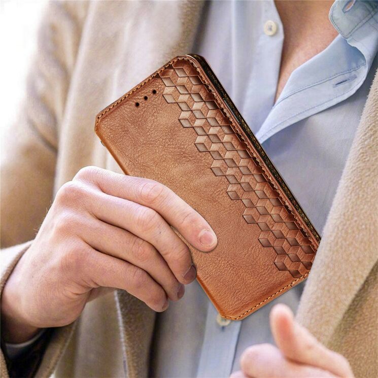 Чехол Deexe Rhombus Wallet для OPPO Reno 16 / 16 Pro - Blue (413215L) Чехол Deexe Rhombus Wallet для OPPO Reno 16 / 16 Pro - Blue: фото 12 из 12