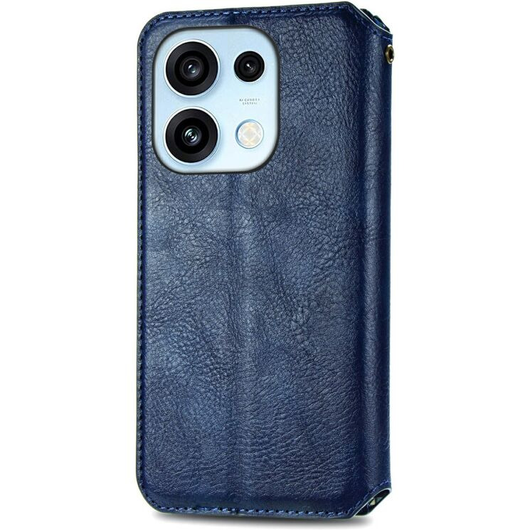Чехол Deexe Rhombus Wallet для OPPO Reno 16 / 16 Pro - Blue (413215L) Чехол Deexe Rhombus Wallet для OPPO Reno 16 / 16 Pro - Blue: фото 5 из 12