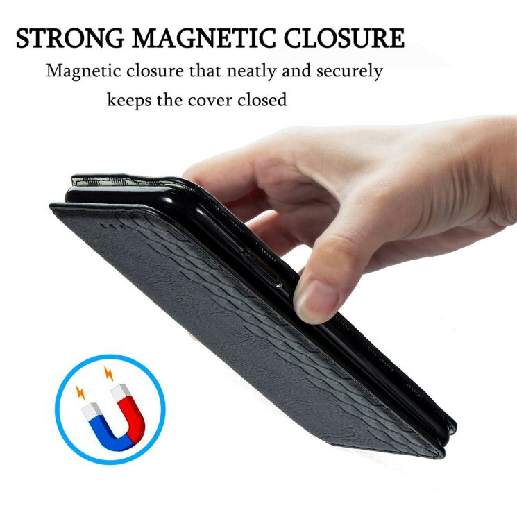 Чехол Deexe Rhombus Wallet для OPPO Reno 16 / 16 Pro - Blue (413215L) Чехол Deexe Rhombus Wallet для OPPO Reno 16 / 16 Pro - Blue: фото 8 из 12