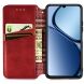 Чехол Deexe Rhombus Wallet для Realme C63 - Red (359726R). Фото 2 из 9