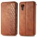 Чохол Deexe Rhombus Wallet для Samsung Galaxy Xcover 7 (G556) - Brown (349714Z). Фото 1 з 11