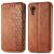 Чохол Deexe Rhombus Wallet для Samsung Galaxy Xcover 7 (G556) - Brown: фото 1 з 11