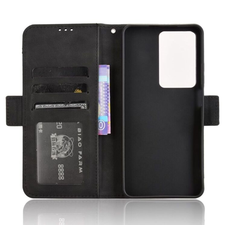 Чехол Deexe Wallet Stand для Realme C75 - Black: фото 5 из 7
