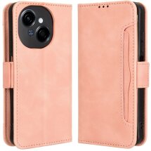 Чехол Deexe Wallet Stand для TECNO Spark Go 1 - Pink: фото 1 из 7