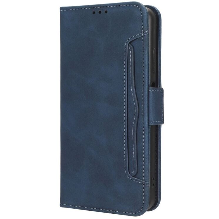 Чехол Deexe Wallet Stand для ZTE Nubia Red Magic 5G - Blue: фото 6 из 7