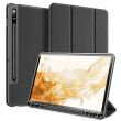 Чехол DUX DUCIS Domo Series Pen Holder для Samsung Galaxy Tab S7 (T870/875) / Tab S8 (X700/706) - Black (250141B)