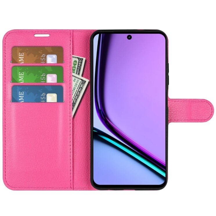 Чехол-книжка Deexe Book Type для Realme C67 - Rose: фото 2 из 7