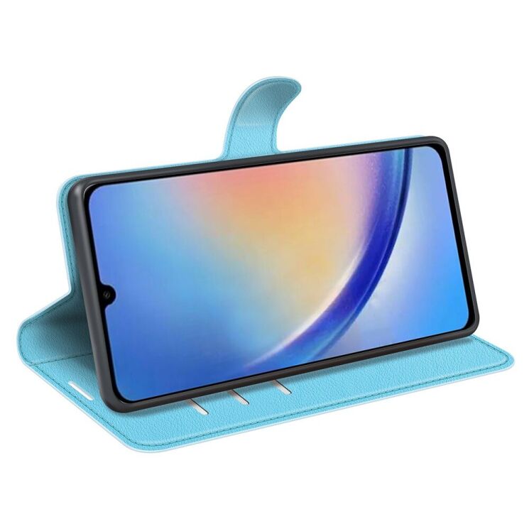 Чохол-книжка Deexe Book Type для Samsung Galaxy A34 (A346) - Blue: фото 3 з 8