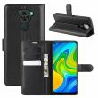 Чехол-книжка Deexe Book Type для Xiaomi Redmi Note 9 / Redmi 10X - Black (266922B)