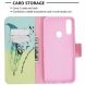 Чехол-книжка Deexe Color Wallet для OPPO A31 - Feather Pattern (213321D). Фото 6 из 9