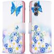 Чехол-книжка Deexe Color Wallet для Samsung Galaxy M34 (M346) - Butterfly and Flowers (336104J)