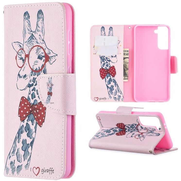 Чохол-книжка Deexe Color Wallet для Samsung Galaxy S21 (G991) - Giraffe: фото 1 з 9