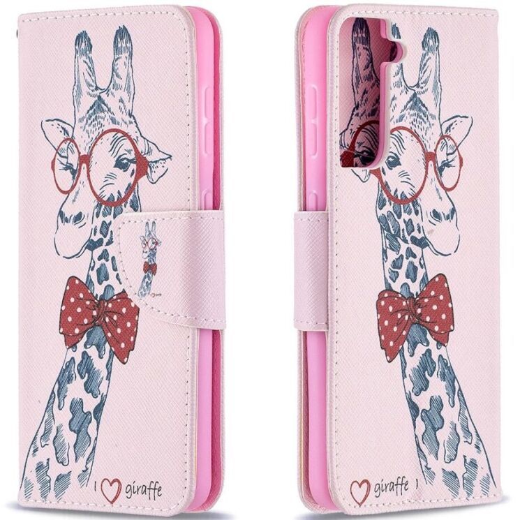 Чохол-книжка Deexe Color Wallet для Samsung Galaxy S21 (G991) - Giraffe: фото 4 з 9