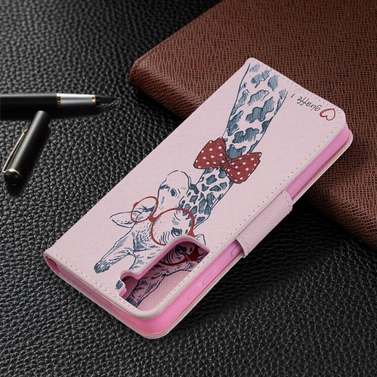 Чохол-книжка Deexe Color Wallet для Samsung Galaxy S21 (G991) - Giraffe: фото 6 з 9